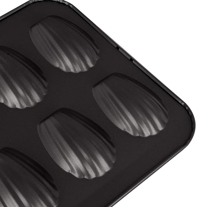 2 шт. в упаковке, 12 чашек, антипригарная сковорода Madeleine с кисточкой для масла, прочные формы Madeleine, форма для мини-тортов, противень для выпечки/сковорода