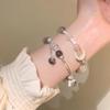 Natural Stone Moon Stacked Bracelet Female Niche Design Light Luxury High-End Beaded Jewelry Student Girlfriends Give Gifts