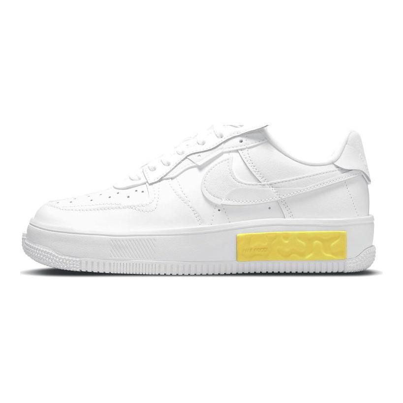 Nike Air Force 1 Fontanka White Opti Желтые женские кроссовки Photon-Dust Summit-White DA7024-101