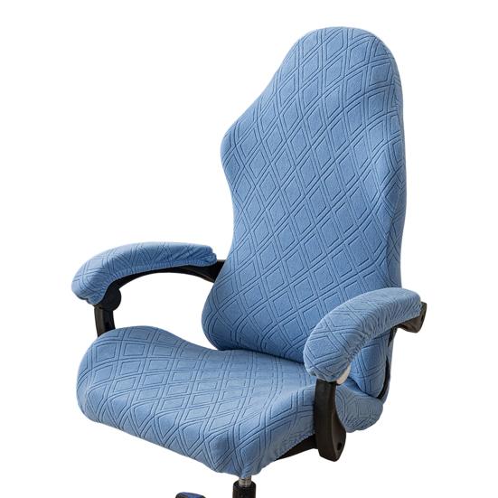 Universal Gaming Chair Cover Elastic Fabric Wear Resistant Moisture-Wicking Breathable Decorative Chair Protector Armchair Seat Cover