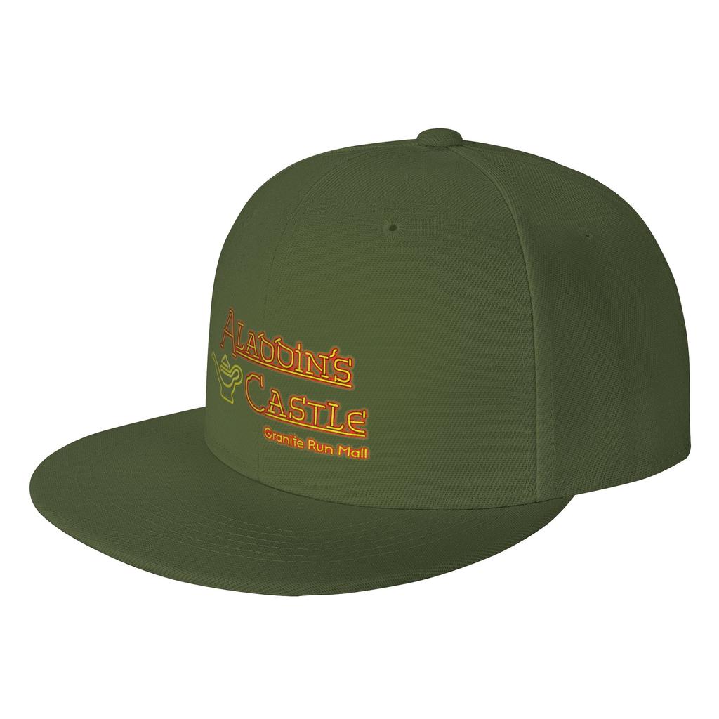 Fashion Aladdin s Castle Granite Run Mall Flat Brim Sun Hat Girlish Style Caps For Unisex
