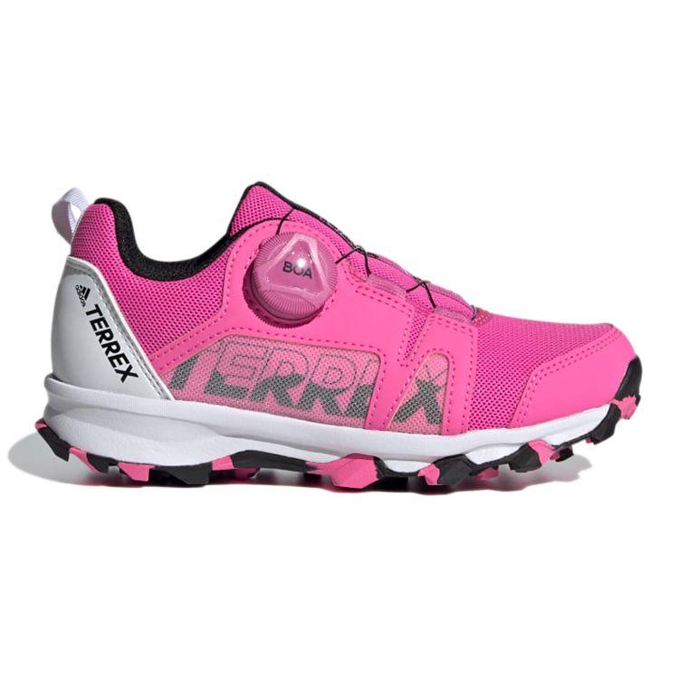 Adidas Terrex Boa J Screaming Pink Детские кроссовки Core-Black Cloud-White FX4161