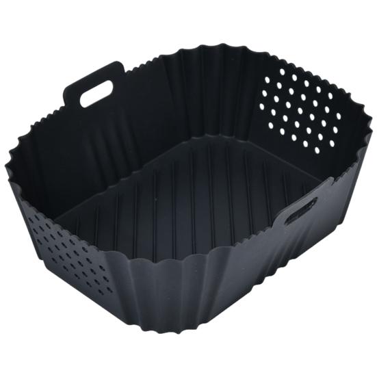 Silicone Air Fryer Liners for Ninja SL400UK Non-Stick Baking Tray Reusable Air Fryer Basket Kitchen Cooking Accessory