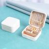 Jewelry Mini Storage Box Earrings Rings Organizer with Soft Lining Large Capacity Compact Design Portable Storage Display Case