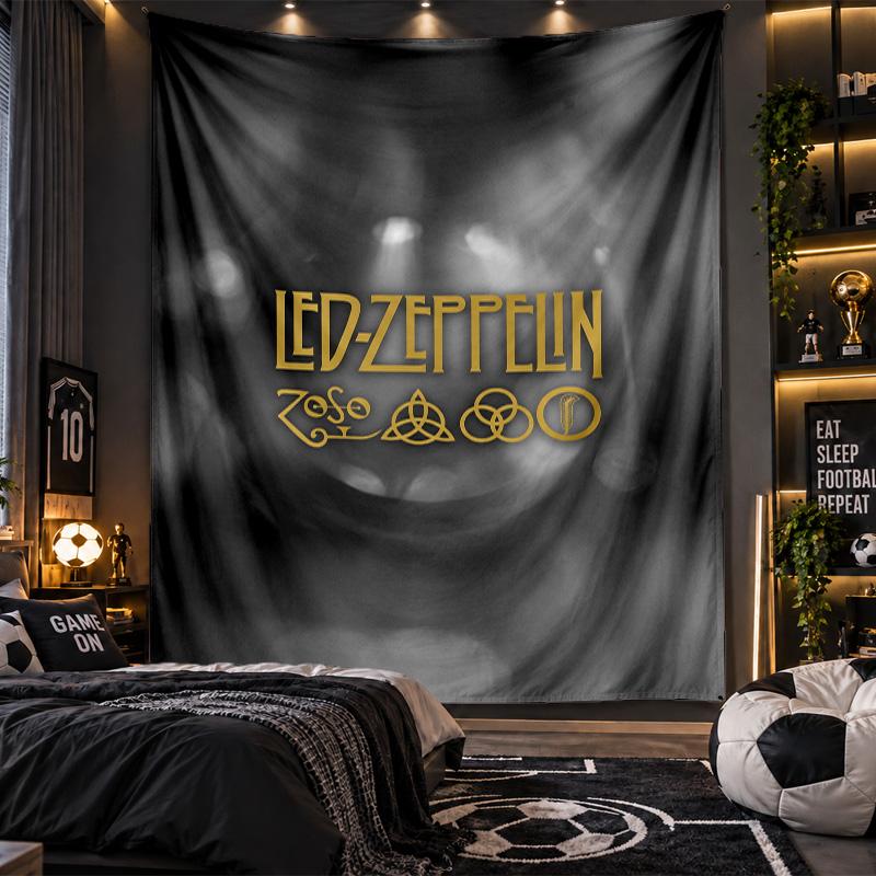 Настенный гобелен с принтом Led Zeppelin, тканевое панно для гостиной, спальни, домашнего декора