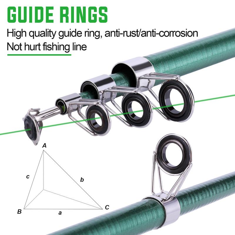 SOUGAYILANG 1 шт./2 шт./3 шт/4 шт/5 шт 1,5 м/1,8 м удочки 5 цветов переносная телескопическая спиннинговая удочка для ловли карпа