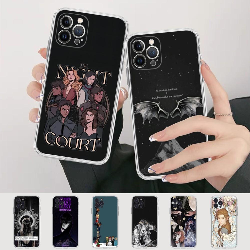 Acotar A Court of Mist and Fury Phone Case Silicone Soft for iphone 16 15 14 13 12 11 Pro Mini XS MAX Plus X Cover