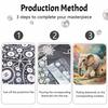 Набор для рисования жемчугом DIY Безрамный холст со слоном Блестящее искусство из бусин Творческое рукоделие для декора спальни гостиной