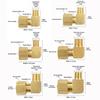 Easy Install Brass Compression Tube Fitting 90 Degree External Thread Male Elbow Connector Male Union Adapter