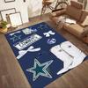 Dallas Floor Rug Office Rug Suitable for Game Room Kitchen Study room Outdoor Antislip Carpet Anime Office Decor Spiritual Gift