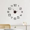 Luminous Wall Clock Silent Movement Easy-to-read Simple Installation Decorative DIY Wall Clock for Living Room Bedroom