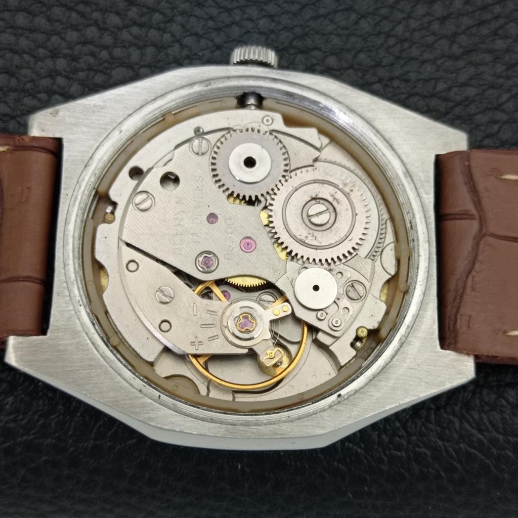 ВИНТАЖНЫЕ МУЖСКИЕ ЧАСЫ ALLWYN 6300A С РУЧНЫМ ЗАВОДОМ ИНДИЯ ОРИГИНАЛ ЦИФЕРБЛАТ a708160-1