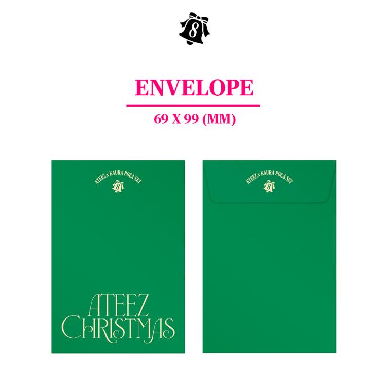 ATEEZ Набор рождественских фотооткрыток X KAURA 2023