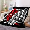 Attack Titan Flannel Blanket Throw Blanket Soft Warm Sofa Bed Camping Car home Decor Unique Christmas Gift C9301399