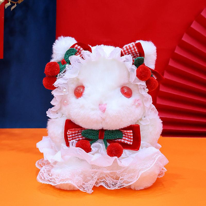 Очаровательная плюшевая игрушка Лолита Зайчик, кукла из мягкого короткого меха, идеально подходит для подарка на день рождения для девочек