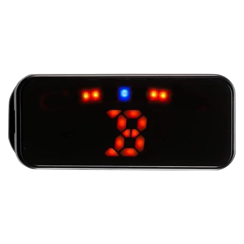 KORG Pitchclip 2+ Клипсовый тюнер для гитары/баса - Легкий, 18 часов непрерывной работы, Регулируемый угол, Совместим с левшами, Черный PC-2+