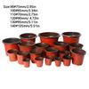 Horticultural Plastic Flowerpots Seedling Pots Garden Planting Pots Garden Greenhouse Planting Pots Good Breathability