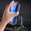 Waterproof Phone Holder Case 360 Degree Rotation Bike Handlebar Bracket Strong Suction Bicycle Phone Bracket for 4-7 Inch Phone