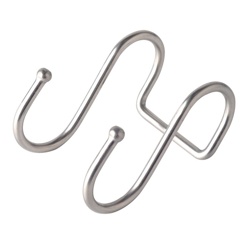 Bathroom Organizer Holder Hanger Storage Rack Double S Shaped Hook Clasps Hooks