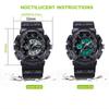 SANDA Waterproof Men's Watch Electronic Fashion Multifunctional Outdoor Watch Sports Watch