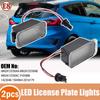2X Canbus LED License Number Plate Light For Ford Fiesta Focus S-MAX C-MAX Grand Mondeo Kuga Galaxy Jaguar XJ Car Accessories
