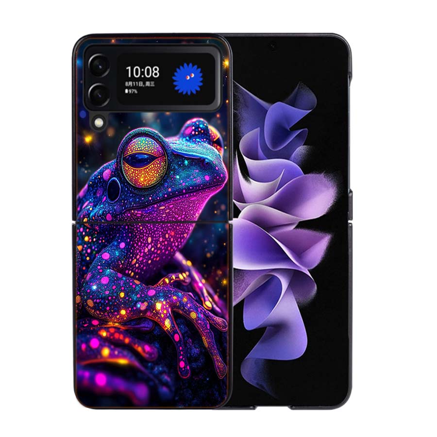 Why Are Frogs Important Phone Case For Samsung Z Flip 7 6 5G Galaxy Z Flip4 Z Flip5 Z Flip3 Coque Black Hard PC Shell Protective