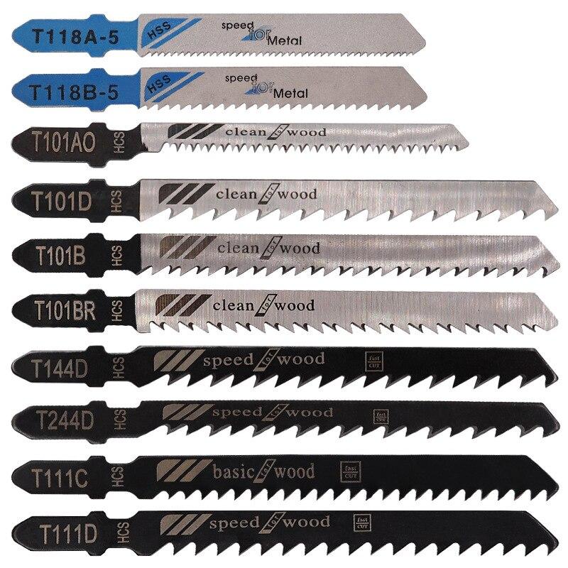 10 Piece Set of Curved Saw Blades, 10PC Metal Fine Toothed Medium Toothed Saw Blades, Aluminum Woodworking Saw Blade Combination Set