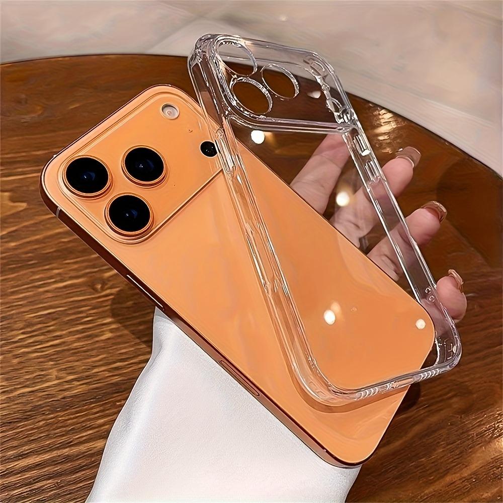 Luxury Transparent Soft TPU Phone Case For iPhone 17 16 Pro Max 16 Plus Air Lens Protection Shockproof Clear Cover For iPhone17