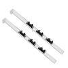 2Pcs Aquarium Light Holder Adjustable Acrylic Transparent Easy Installation Fish Tank Light Riser Stand Bracket for