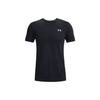 Solid Logo Crew Neck T-Shirt Men Tops Black 1370449-001