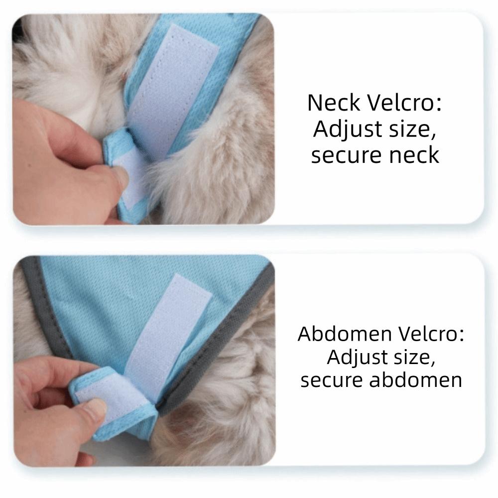 Breathable Mesh Dog Cooling Vest Reflective Summer Dog T-shirt Heatstroke Prevention