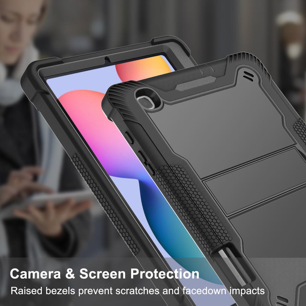 Anti-Slip Hybrid Case Universal For Samsung Galaxy Tab S6 Lite 10.4 2024 2022 2020 SM-P620 P625 P613 P619 P610 P615 Stand Cover