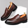 Classic Casual Leather Men's Loafers Fashion Design Moccasin Handmade Slip On Business Flats Leisure Walk Male Driving Footwear