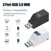 Mini Portable High Speed USB 3.0 Hub Adapter Splitter Box 3 Ports