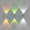 Умный RGB двухголовый настенный светильник с датчиком движения, магнитный ночник, перезаряжаемый прожектор для декора спальни, гардеробной, сада