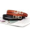 Womens Versatile Pu Leather Belt With Metal Buckle For Work And Casual Outfits