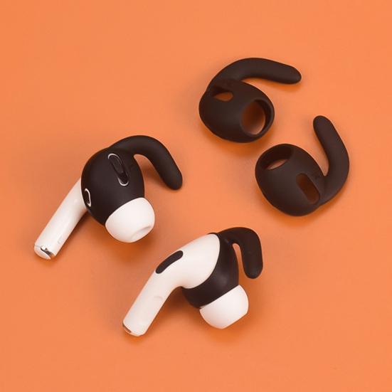 1 Pair Eartips Fall-proof Anti Slip Silicone Sports Earphone Covers for Airpods Pro