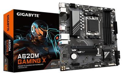 Gigabyte Материнская плата A620M GAMING X MicroATX AMD A620 MB6143 [С чипсетом]
