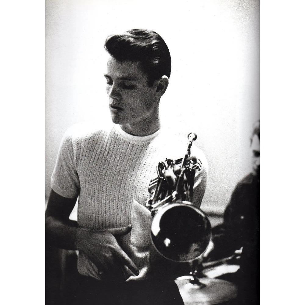 Cold Jazz Trumpet Player Chet Baker Vintage Photograph Poster Jazz Live Music Prints Canvas Painting Wall Art Picture Home Decor