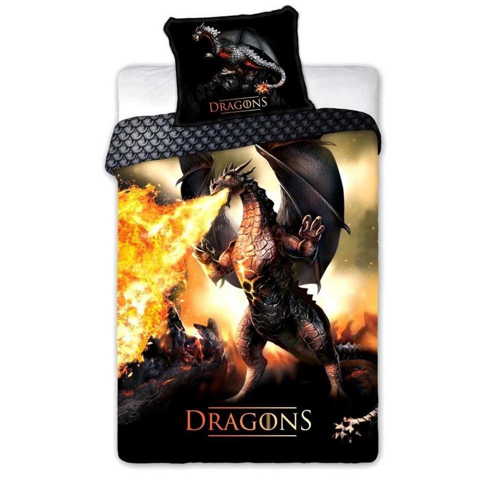 Licensed bedding 140x200cm FIRE DRAGON