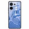 Для Vivo V60 5G Стеклянный чехол Расписной Цветочный Жесткий Закаленное Стекло Задняя Крышка Чехол Для Vivo V60 2025 Чехлы для Телефона 6.77" V2511 Корпуса