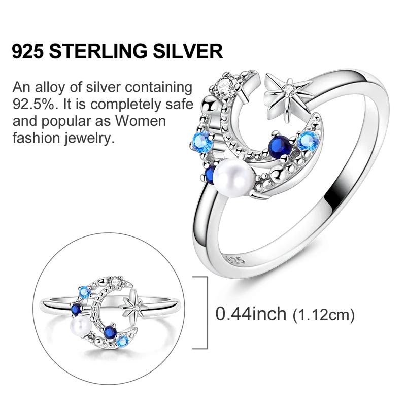 Original 925 Silver Shine Zircon Wedding Ring Simple Ring for Women Love Fashion Stackable Rings Popular Anniversary Jewelry