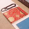 Double-layer Brocade Antique Buddhist Scripture Bag Embroidery Bag Jewelry Bag Chinese Style Sachet