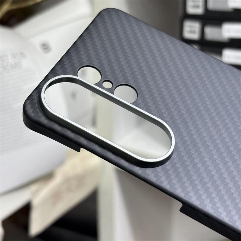 For Samsung Galaxy S26 Ultra Case Aramid Carbon Fiber For MagSafe Magnetic Case Thin Carbon Cover Metal Lens Frame Phone Shell