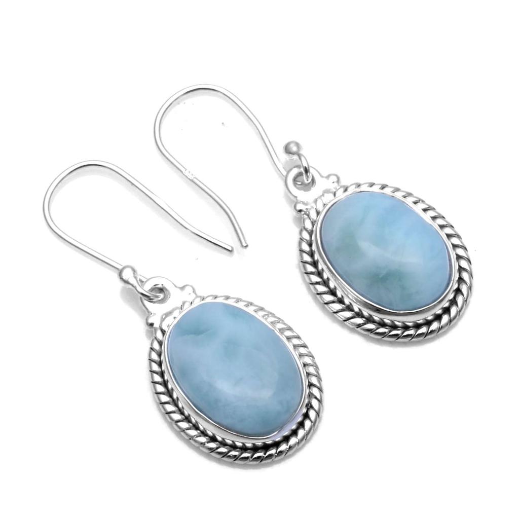 Natural Mystic Topaz Gemstone Earrings Solid 925 Sterling Silver Handmade Earrings Jewelry Gift For Women And Girls E-313