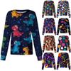 Women's Casual Long-sleeved Single-breasted Animal-printed Protective Suit Cardigan