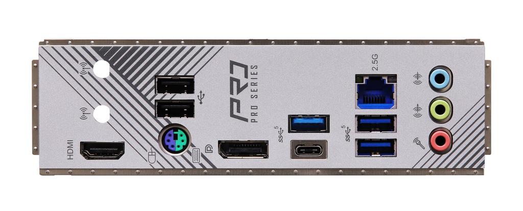 Asrock Материнская плата B760M Pro совместима с процессорами Intel 12-го и 13-го поколений, чипсет B760, материнская плата DDR4 Micro ATX, авторизованный дистрибьютор RS/D4