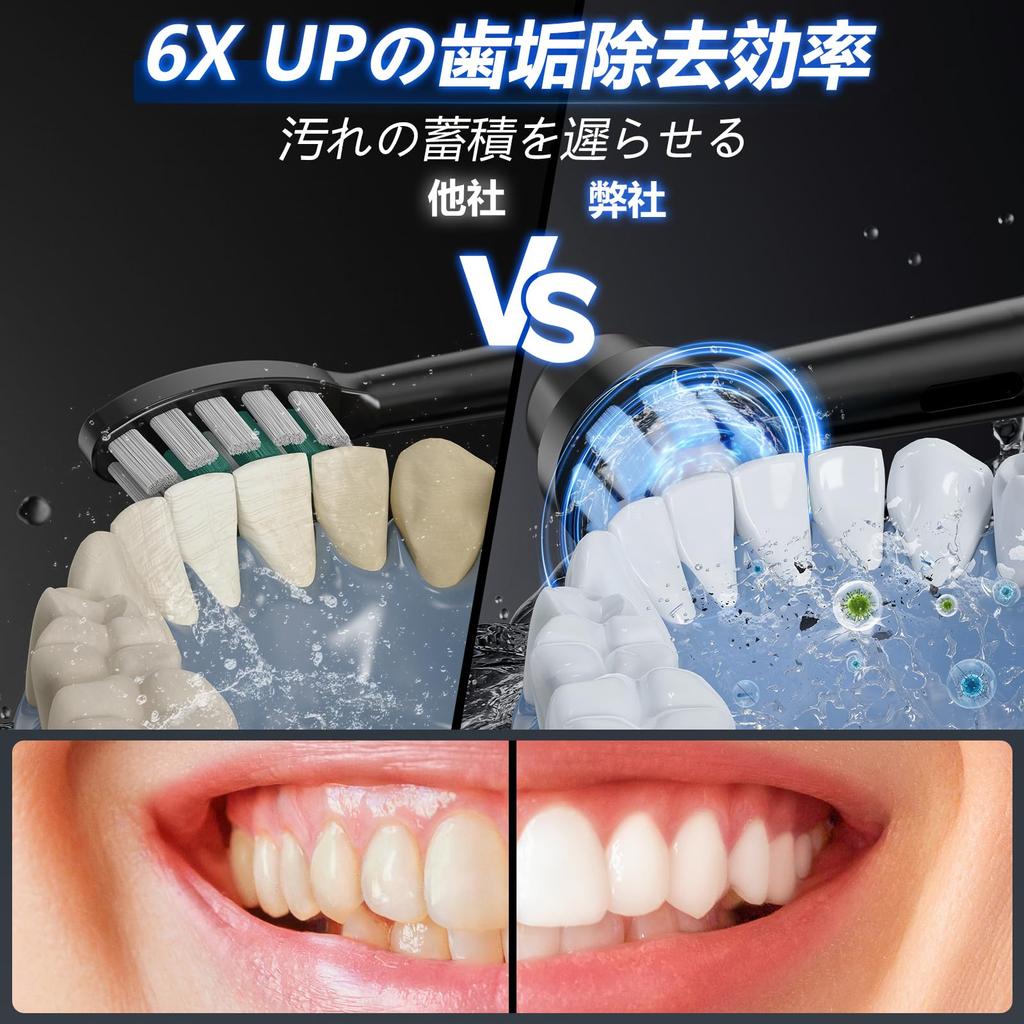 Rotating electric double 5 replacement use toothbrush, button, brushes, 30-day