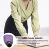 2Pcs Adapter PS 2 Male To USB Female Converter for Keyboard Mouse Dual USB Interface Conversion Tool