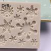 Christmas Snowflake Shape Cake Mold Party DIY Fondant Candy Baking Tool